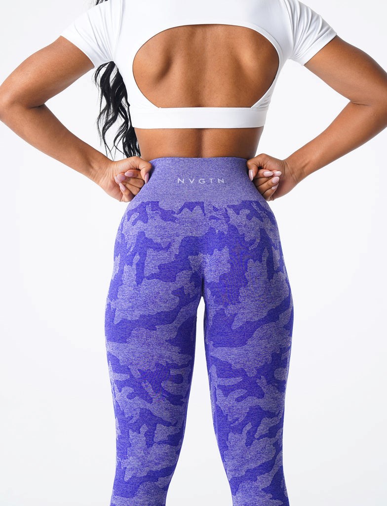 NVGTN Camo Seamless Leggings Blankyt | BDSJR9136