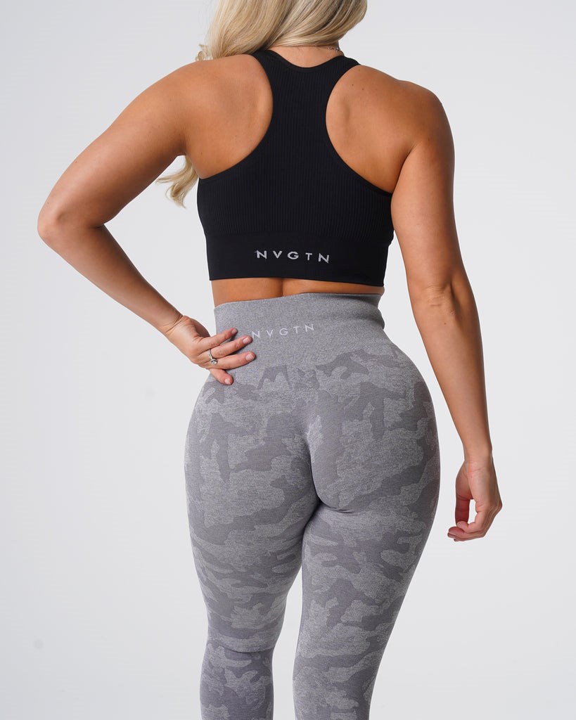 NVGTN Camo Seamless Leggings Šedé | MXCSF3812