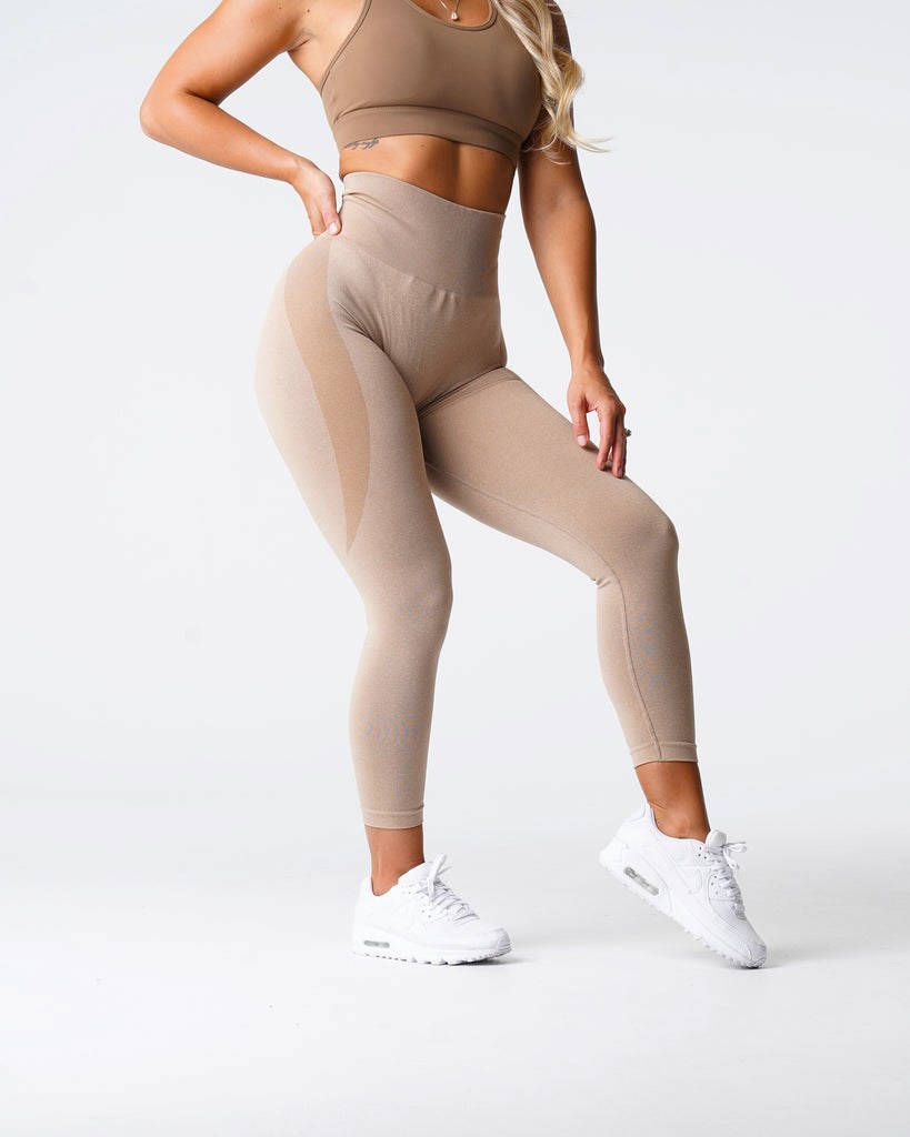 NVGTN Contour Seamless Leggings Béžový | QZDYU9756