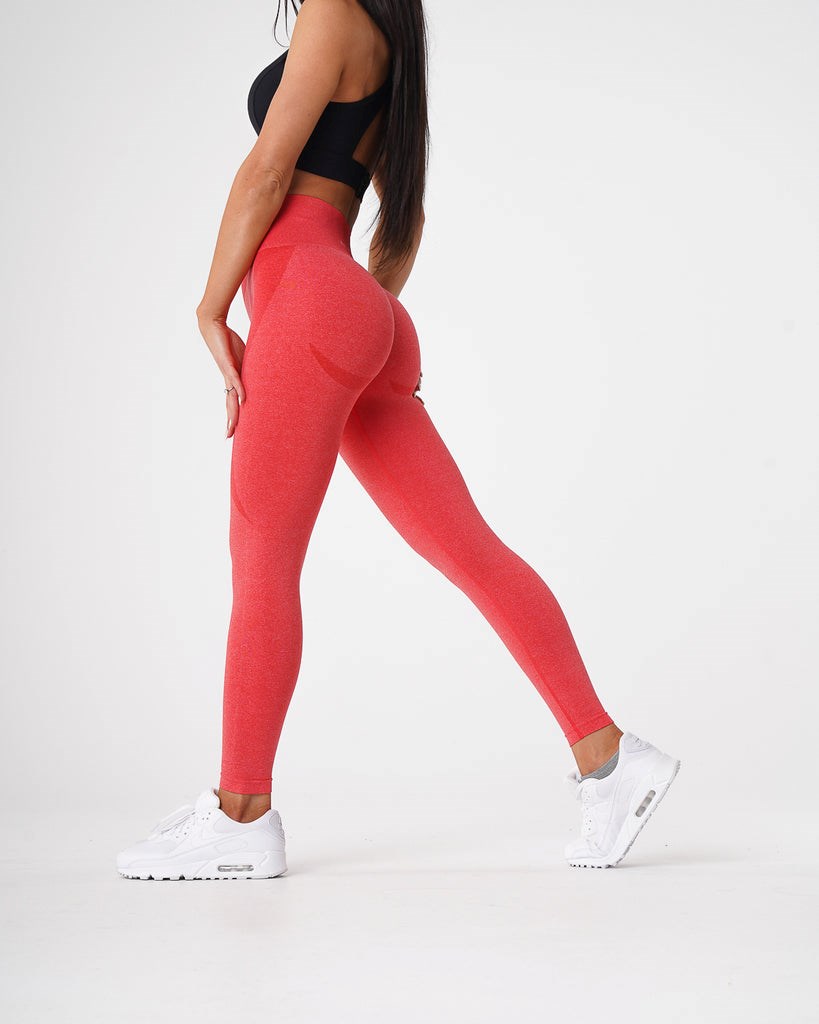 NVGTN Contour Seamless Leggings Candy Apple | EXPHW8764