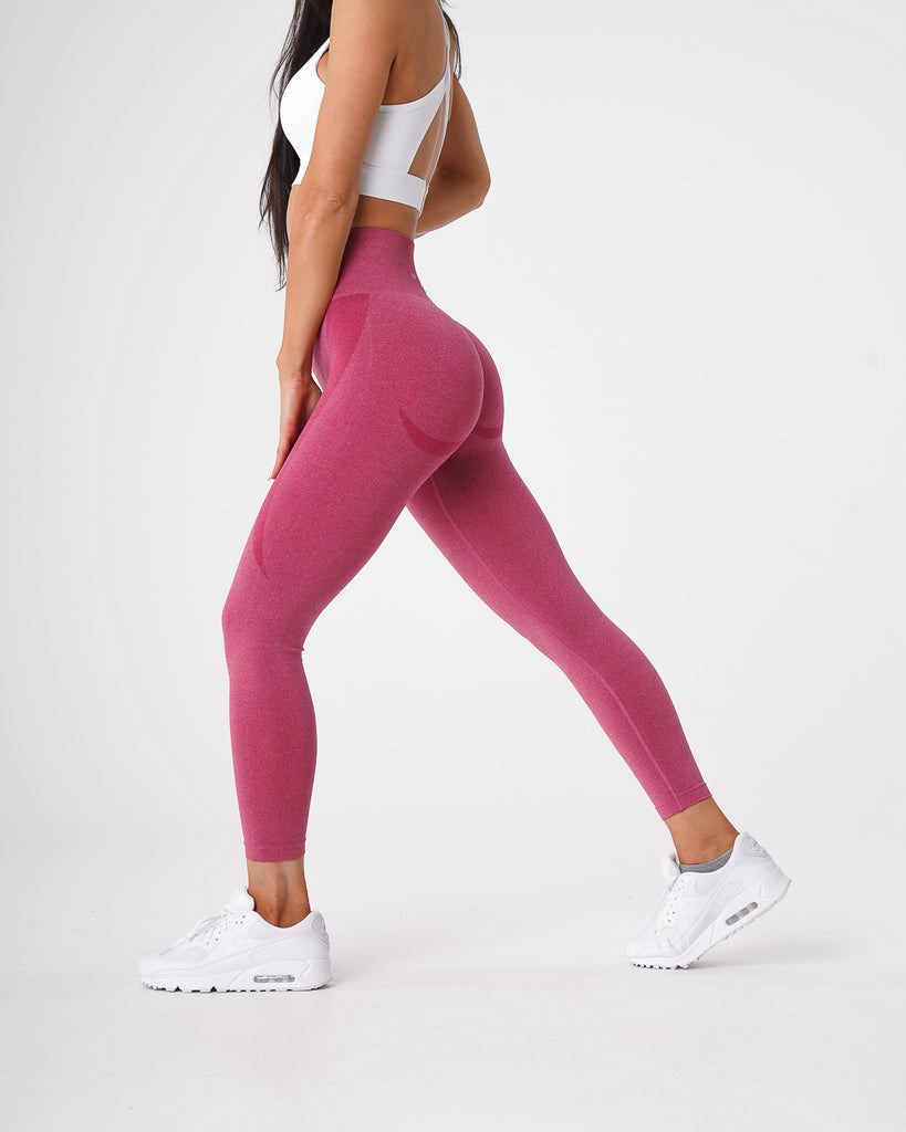 NVGTN Contour Seamless Leggings Crimson | IRSDU5602