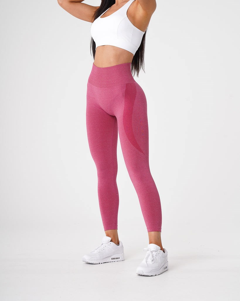 NVGTN Contour Seamless Leggings Crimson | IRSDU5602