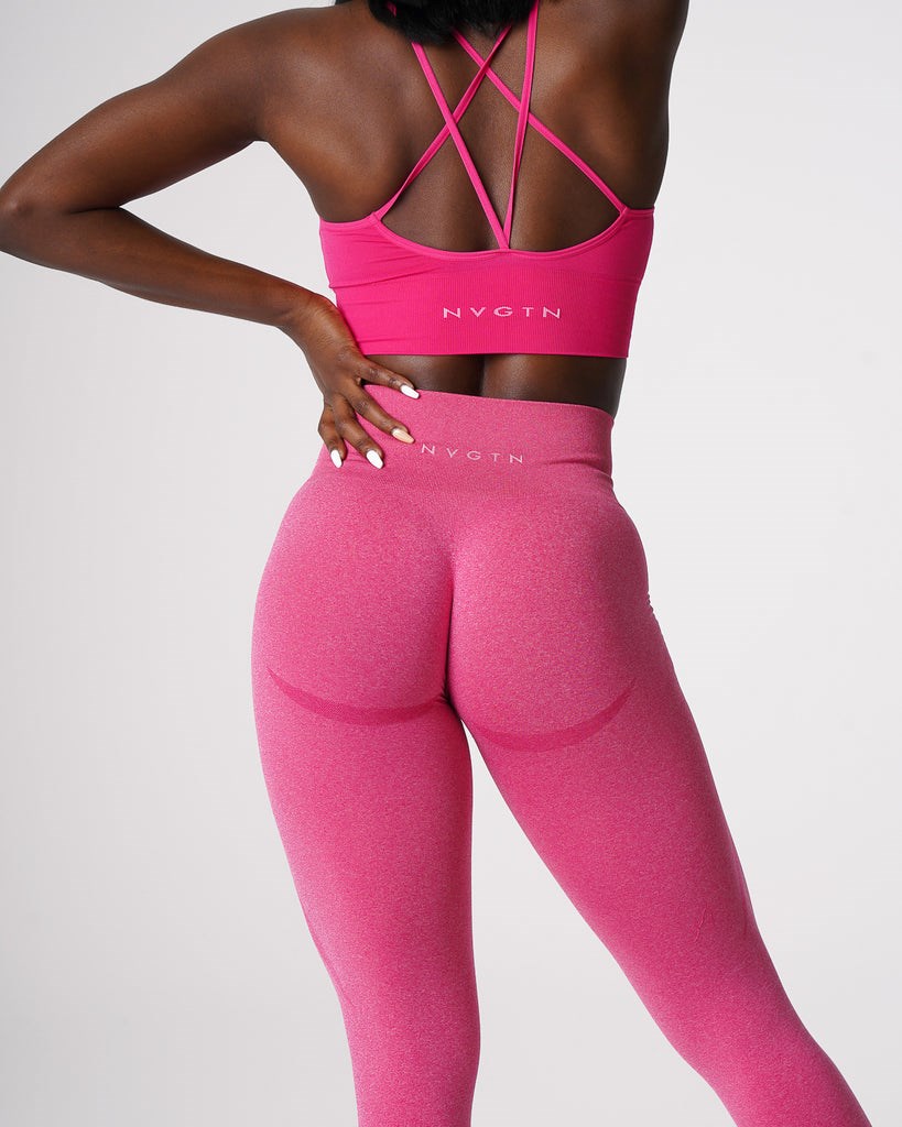 NVGTN Contour Seamless Leggings Fuchsie | OBSZJ9473