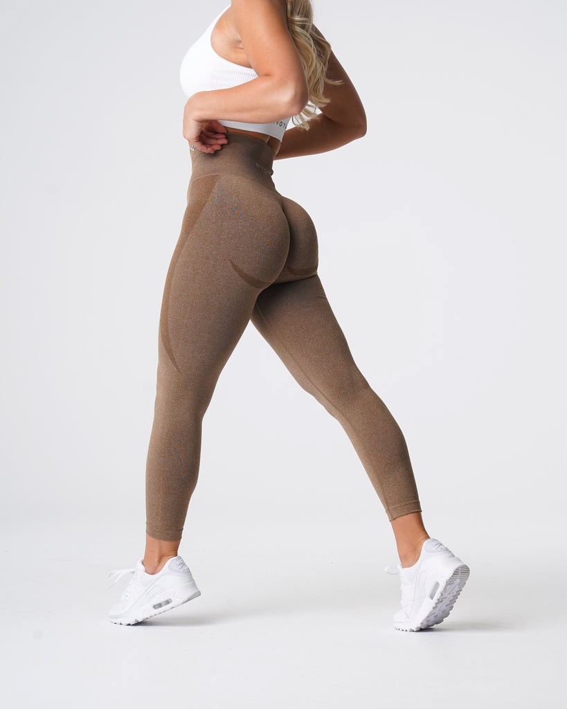 NVGTN Contour Seamless Leggings Mocha | UAKCD6201