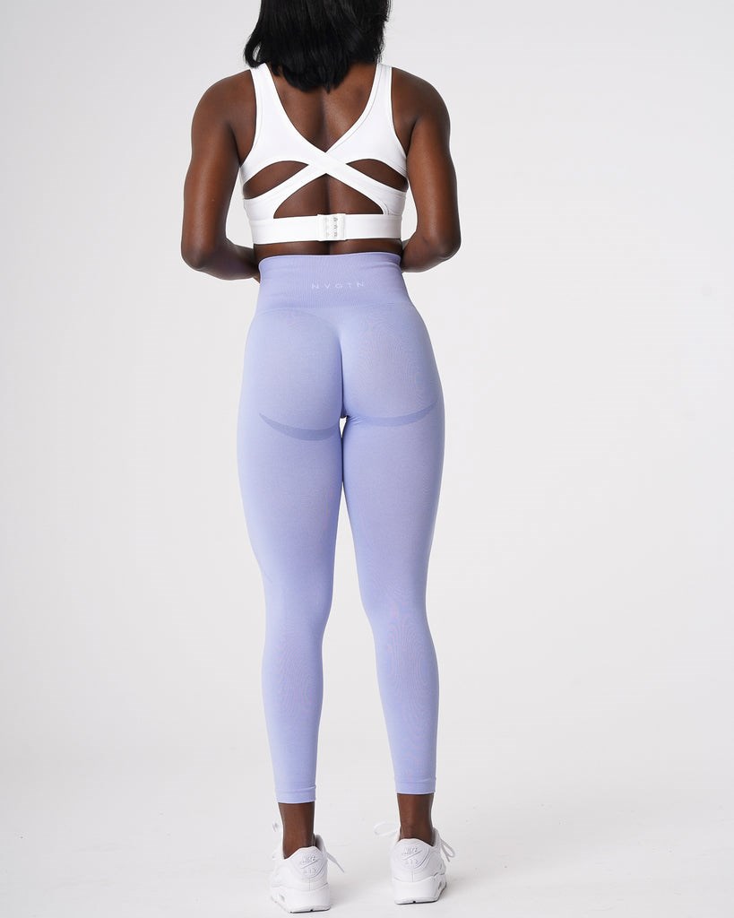 NVGTN Contour Seamless Leggings Periwinkle | RLXUZ3906