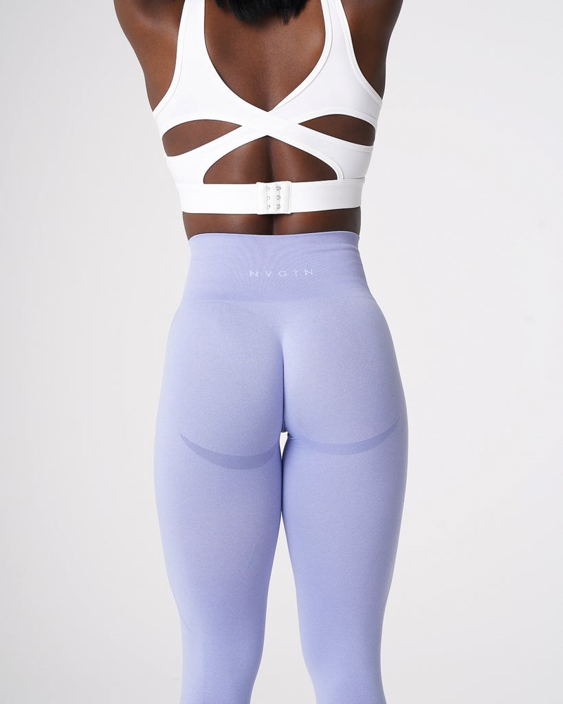 NVGTN Contour Seamless Leggings Periwinkle | RLXUZ3906