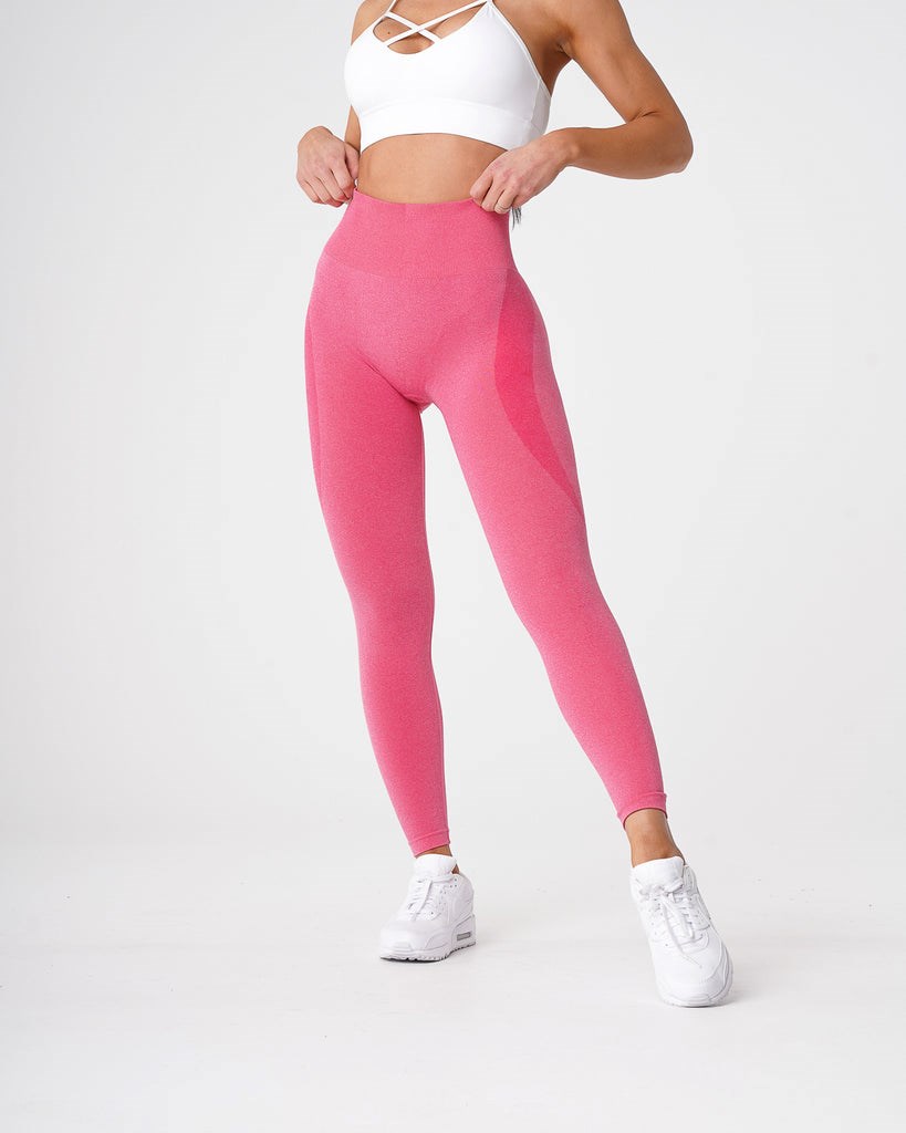 NVGTN Contour Seamless Leggings Růžové | ERKGQ2786