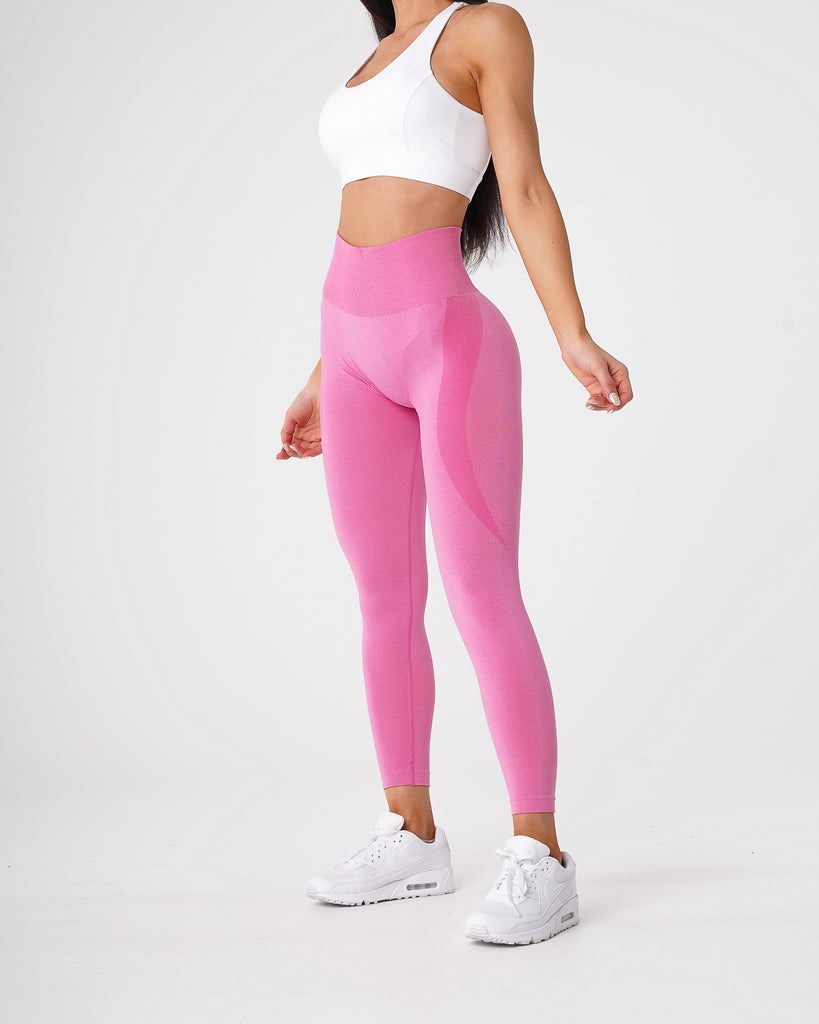 NVGTN Contour Seamless Leggings Růžové | UGHOA2417