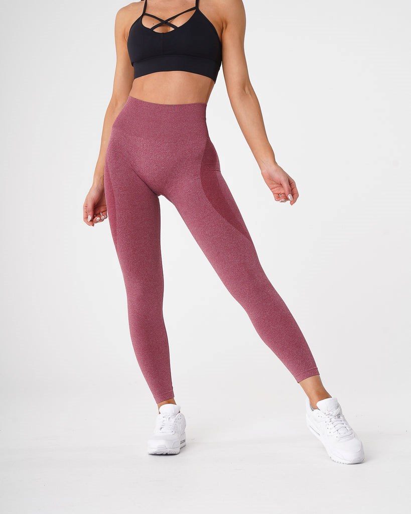 NVGTN Contour Seamless Leggings Vínové | FQCUG8041