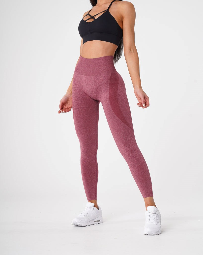 NVGTN Contour Seamless Leggings Vínové | FQCUG8041