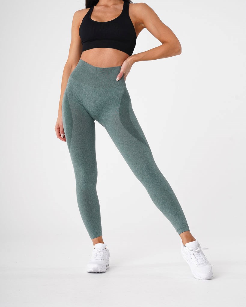 NVGTN Contour Seamless Leggings Zelene | EJQSO4026