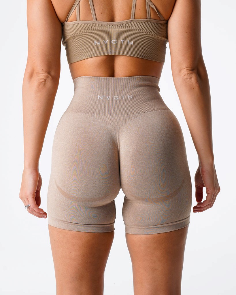 NVGTN Contour Seamless Shorts Béžový | IPSHY9481