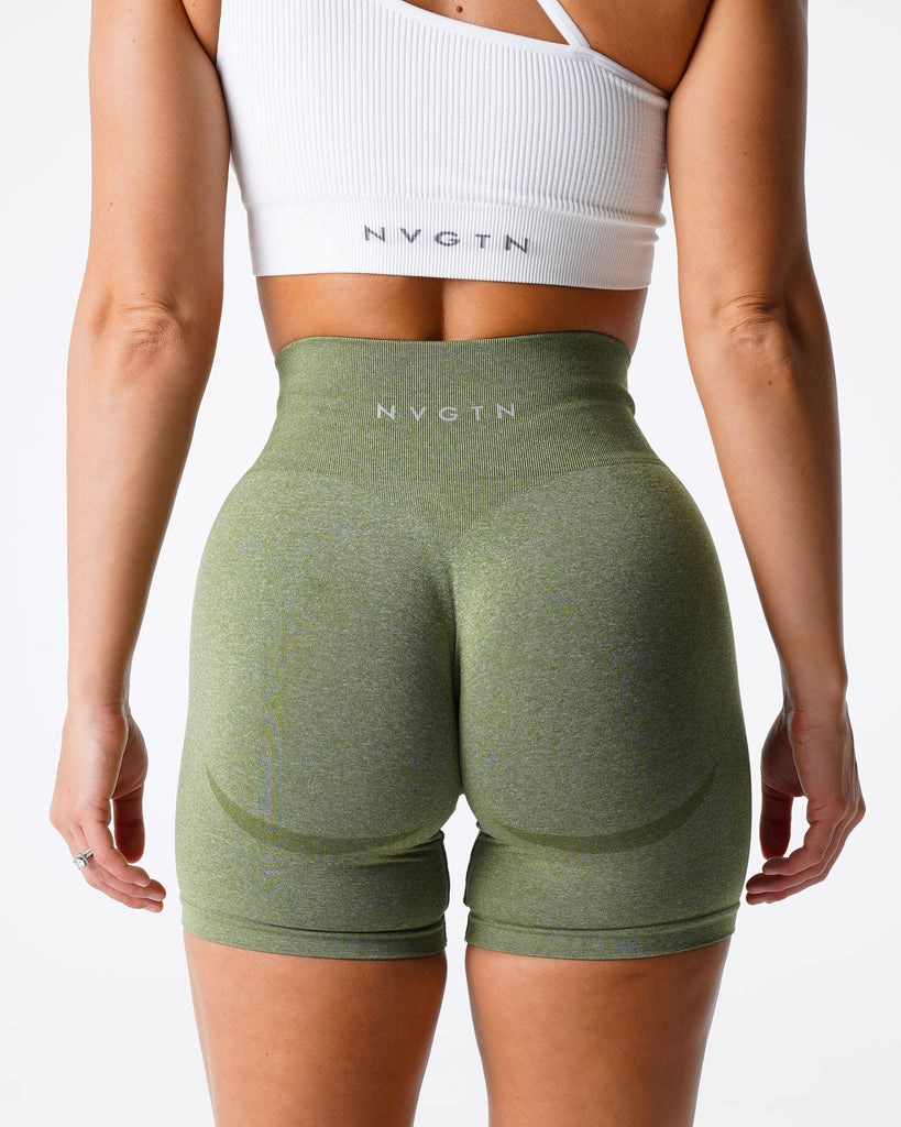 NVGTN Contour Seamless Shorts Meadow | JUOBW5432