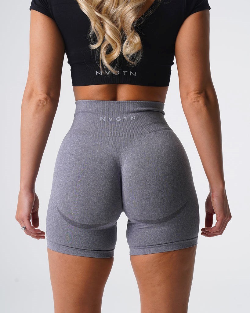 NVGTN Contour Seamless Shorts Šedé | HIAMY9817