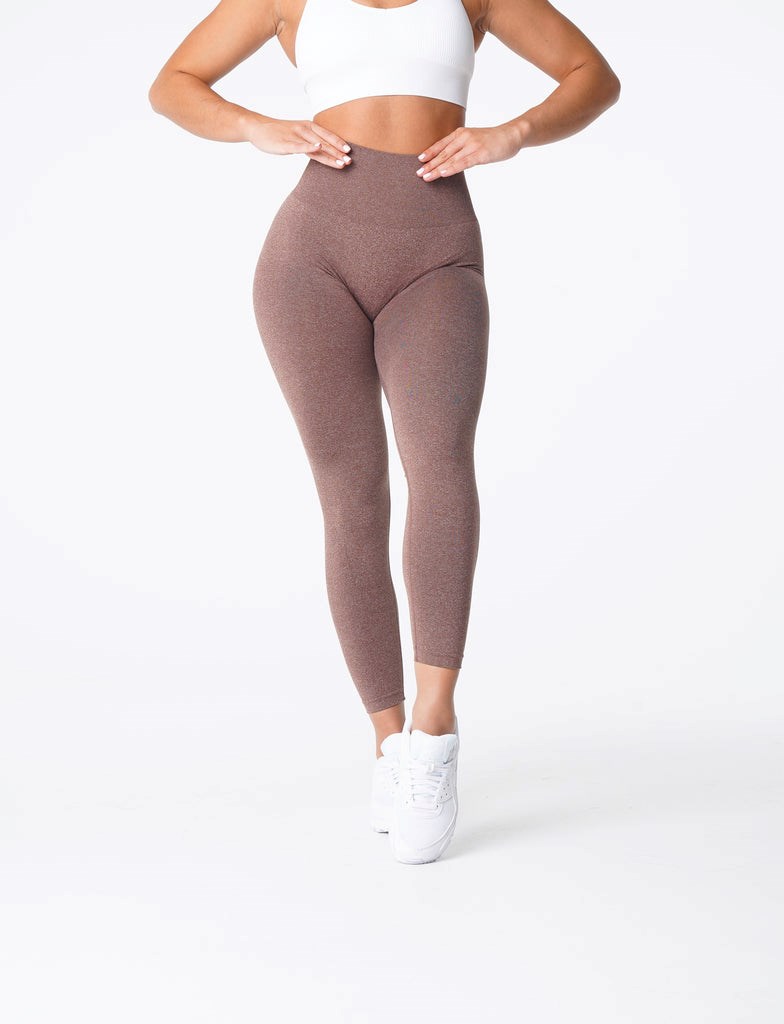 NVGTN Curve Seamless Leggings Cocoa | SLBFN4163