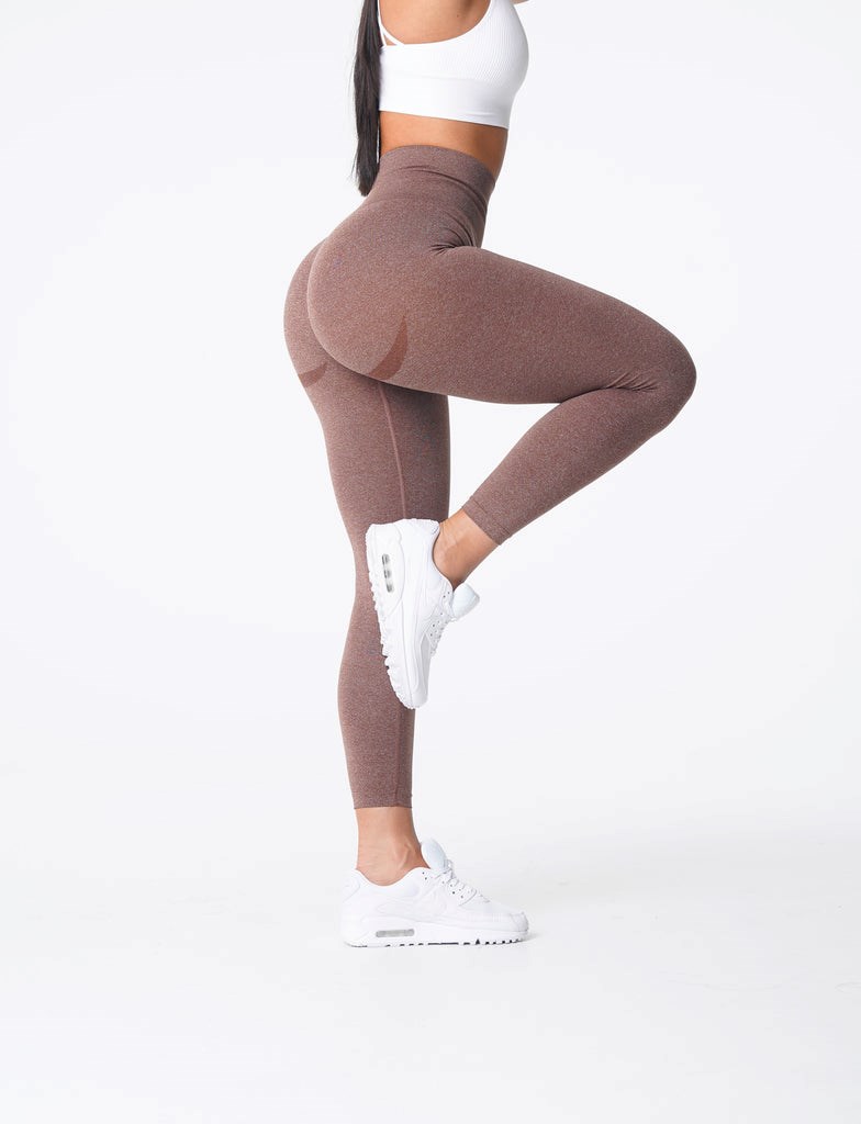 NVGTN Curve Seamless Leggings Cocoa | SLBFN4163