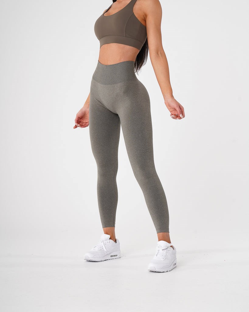 NVGTN Curve Seamless Leggings Hnědožlutý Zelene | IPTVM8654