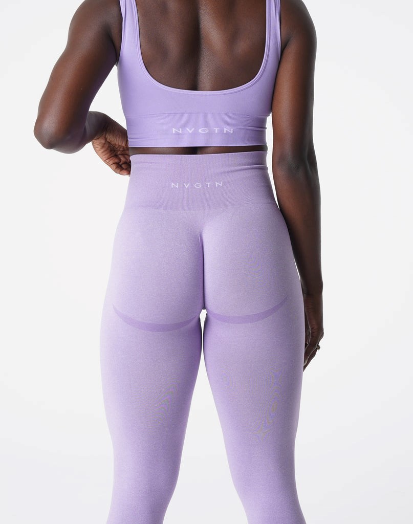 NVGTN Curve Seamless Leggings Lilac | RWHMQ0139