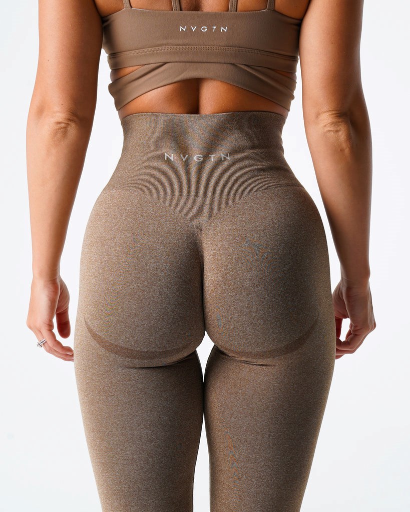 NVGTN Curve Seamless Leggings Mocha | PXWAK9875