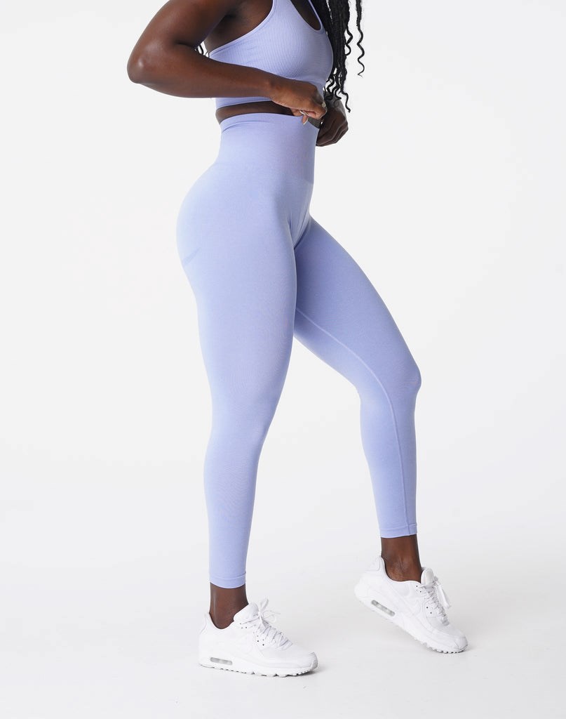 NVGTN Curve Seamless Leggings Periwinkle | HEGSY0932