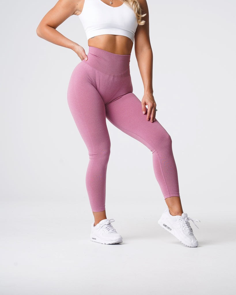 NVGTN Curve Seamless Leggings Růžové | PXCWL4371