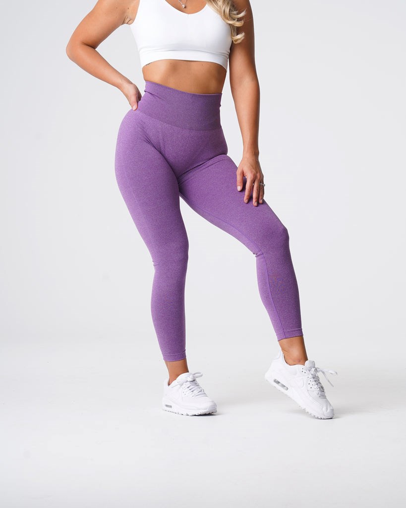 NVGTN Curve Seamless Leggings Violet | VHDUX7346