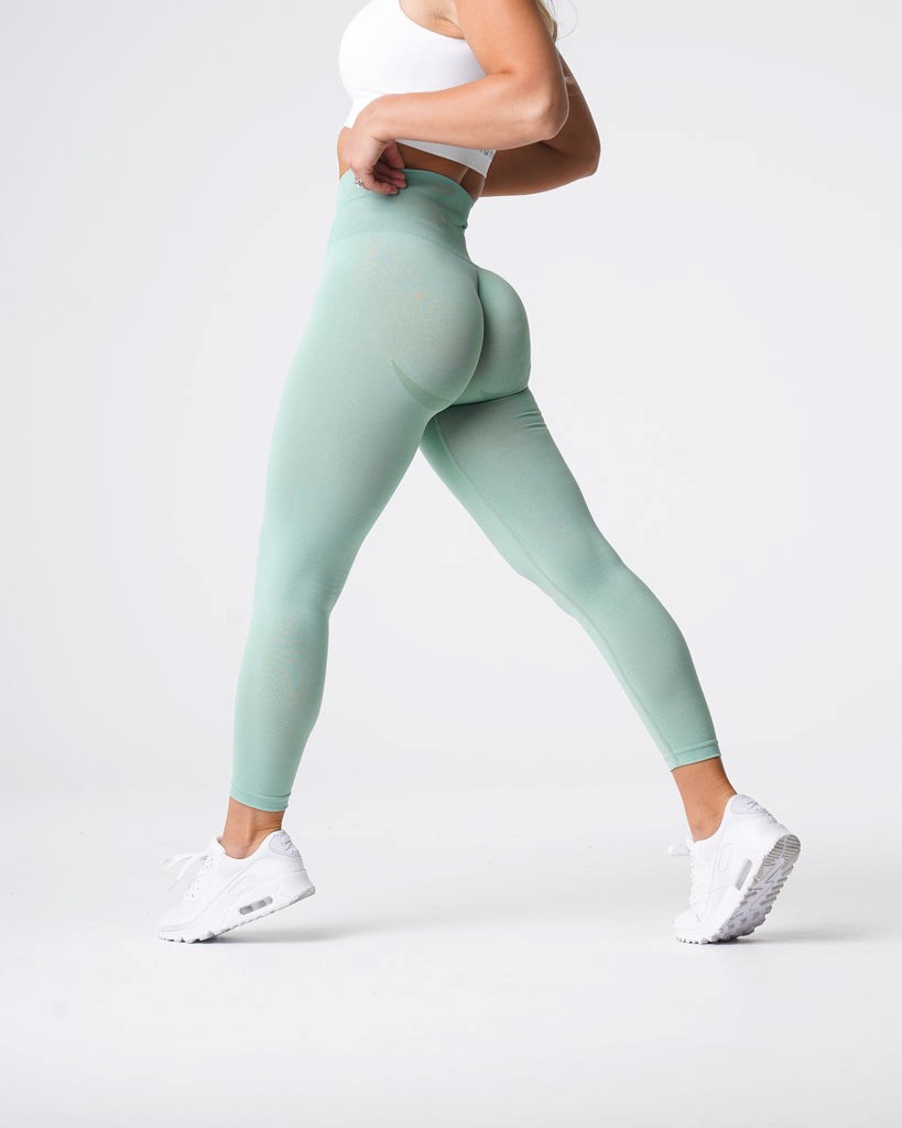 NVGTN Curve Seamless Leggings Zelene | WNFEK8765