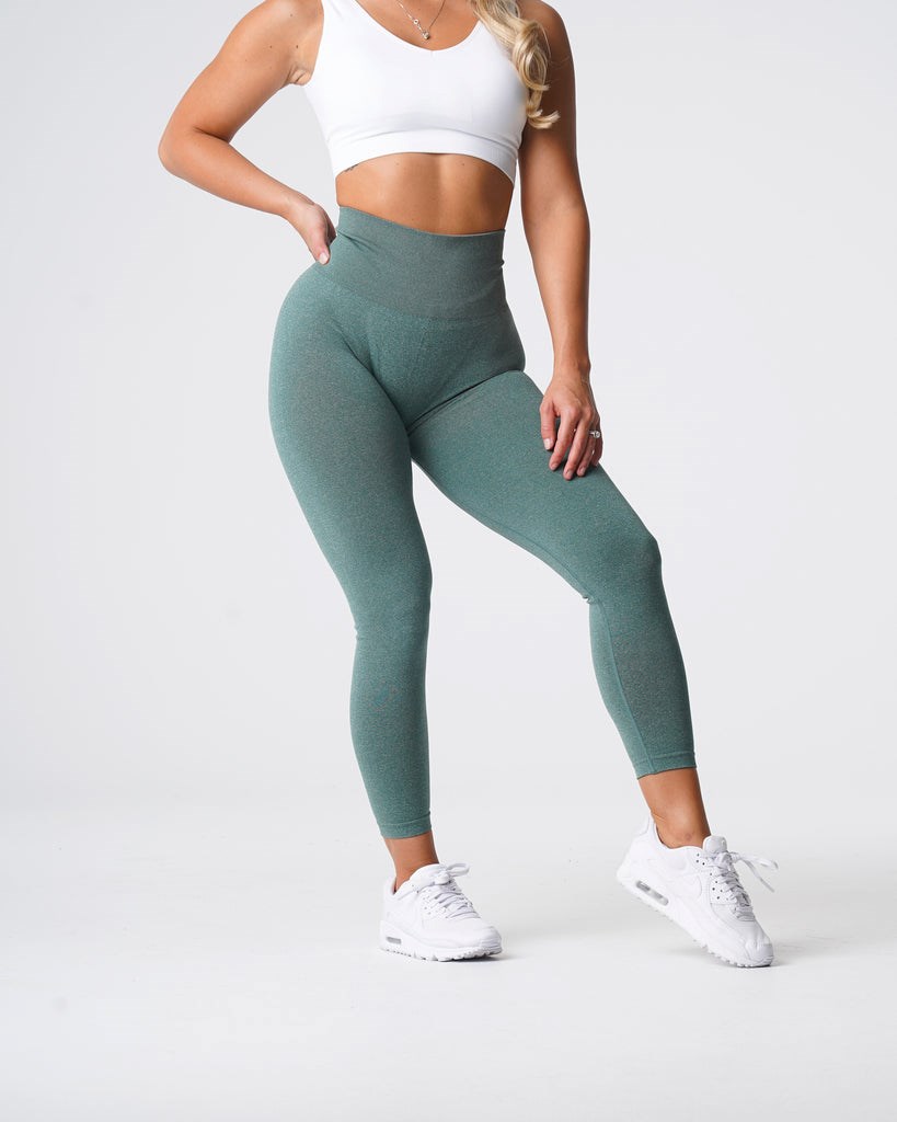 NVGTN Curve Seamless Leggings Zelene | ZLCEG3815