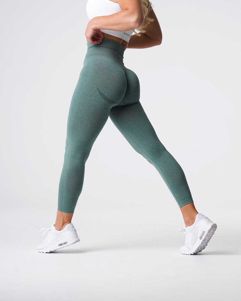 NVGTN Curve Seamless Leggings Zelene | ZLCEG3815