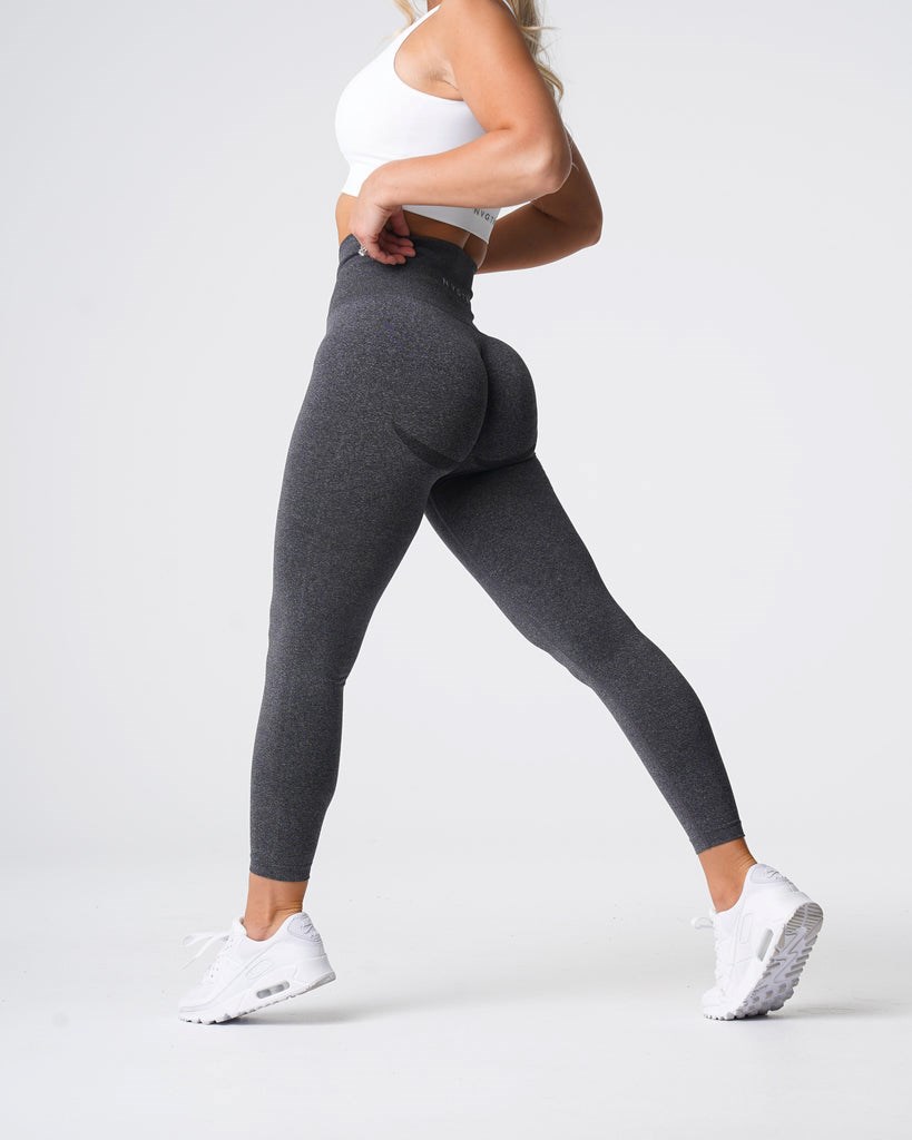 NVGTN Curve Seamless Leggings Černé | FBCJL4038