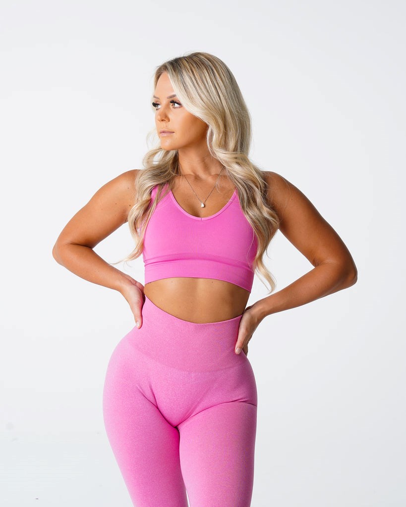 NVGTN Elevate Seamless Bra Růžové | XTVHC3829