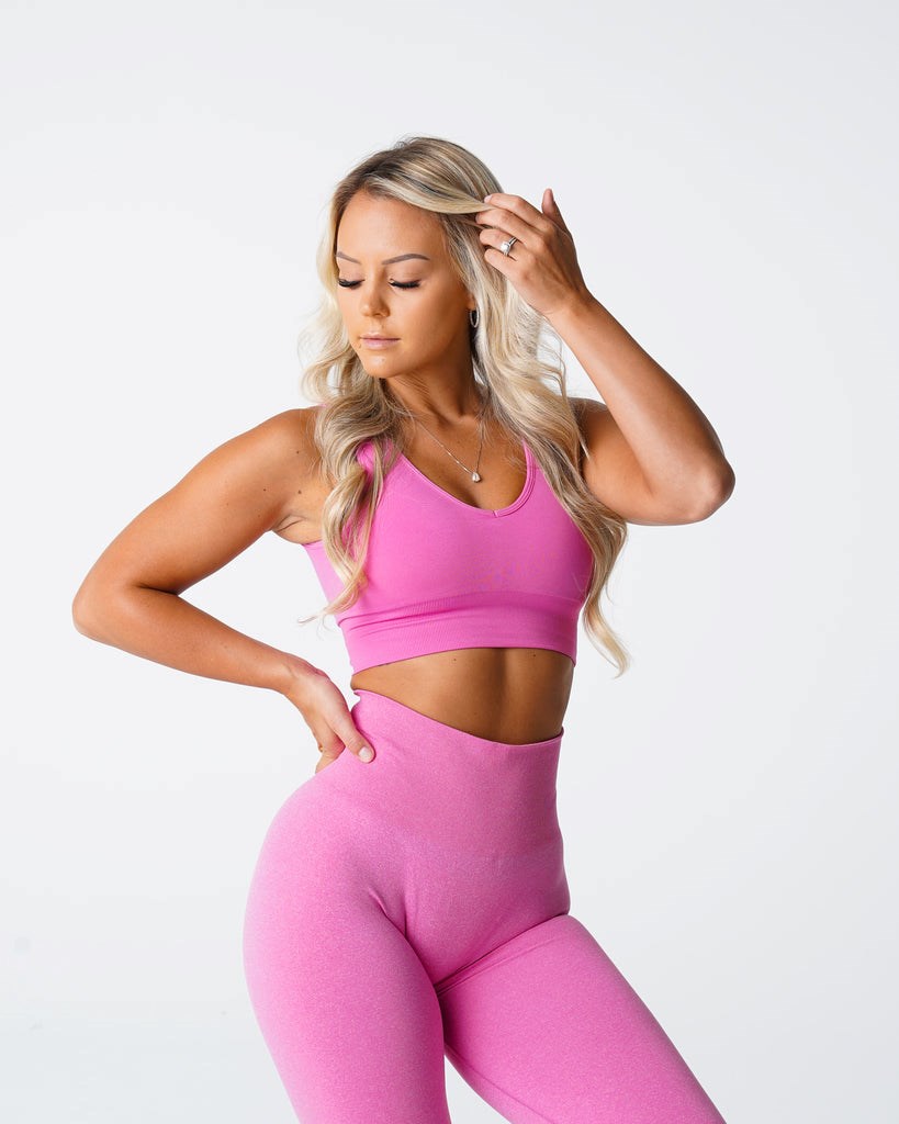 NVGTN Elevate Seamless Bra Růžové | XTVHC3829