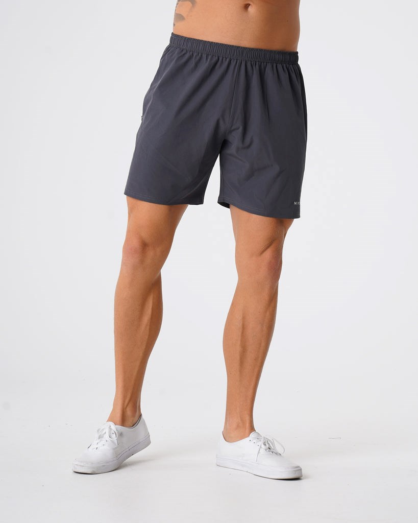 NVGTN Flex Shorts Charcoal | ZSYOU9806