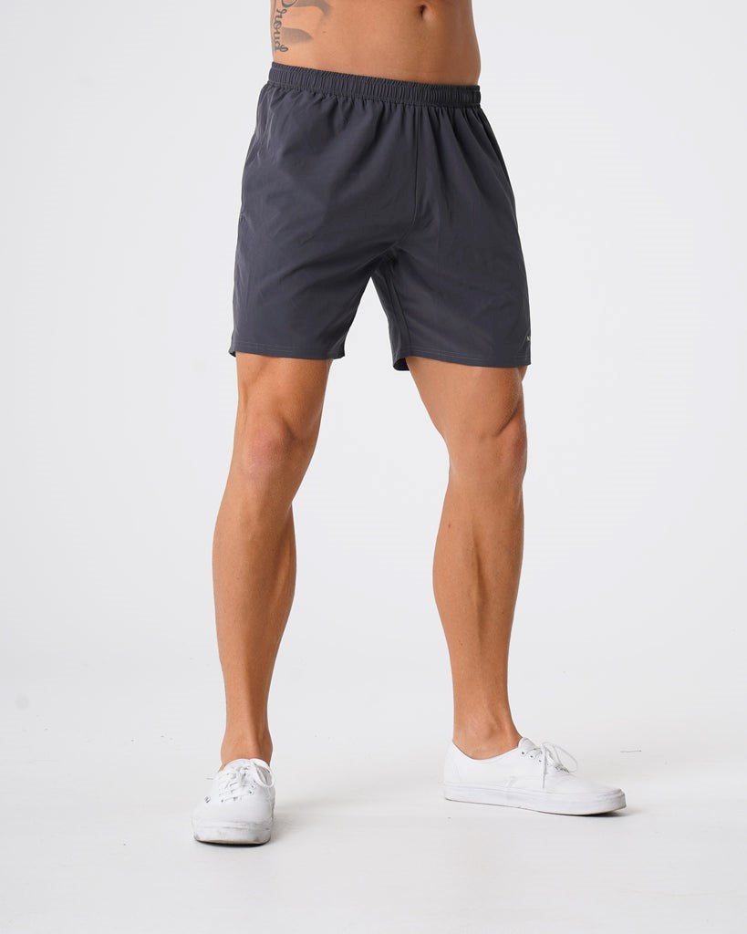 NVGTN Flex Shorts Charcoal | ZSYOU9806