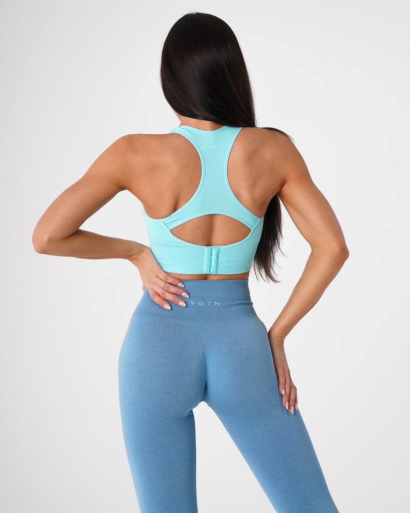 NVGTN Ignite Seamless Bra Aqua | CSFYJ4283