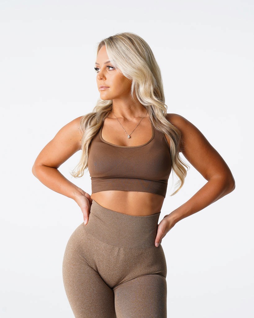 NVGTN Ignite Seamless Bra Mocha | HUCTB5192