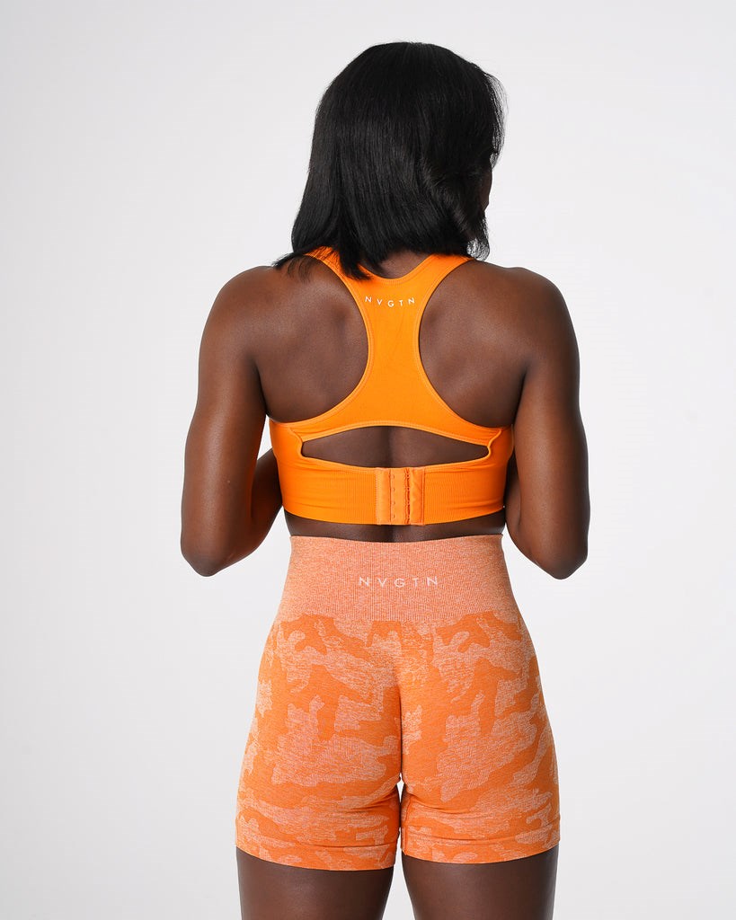 NVGTN Ignite Seamless Bra Tangerine | VZHMT1370