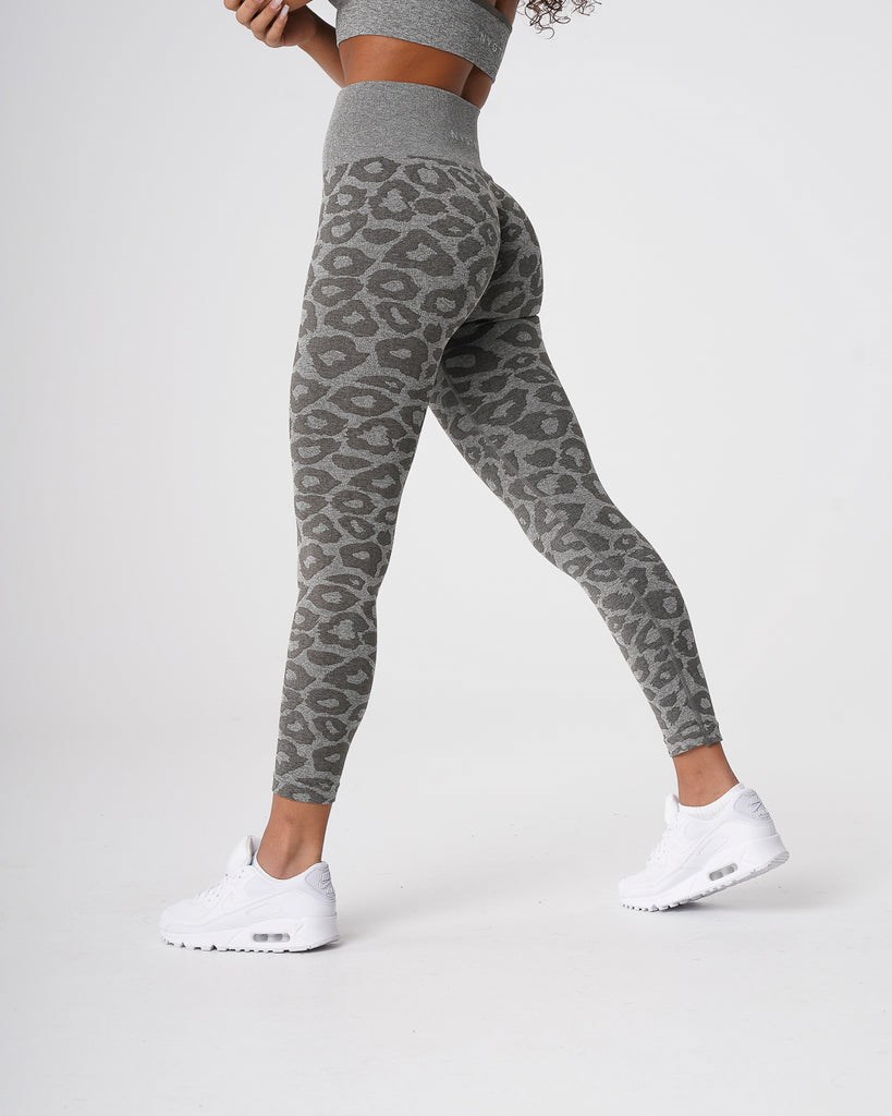 NVGTN Leopard Seamless Leggings Hnědožlutý Zelene | ZJRQD9416