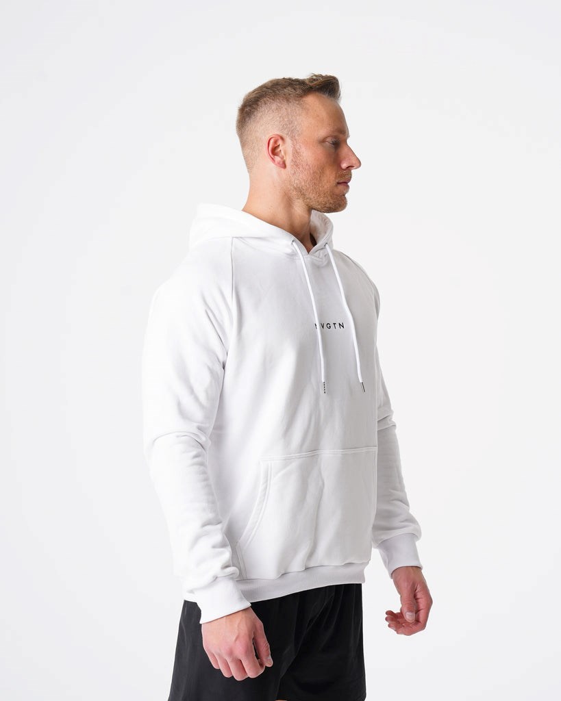 NVGTN Lounge Hoodie Bílé | KTBJW7085