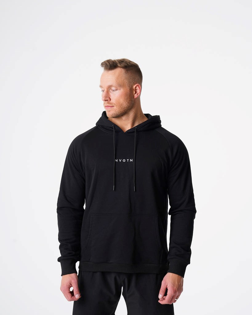 NVGTN Lounge Hoodie Černé | KWLRF6910