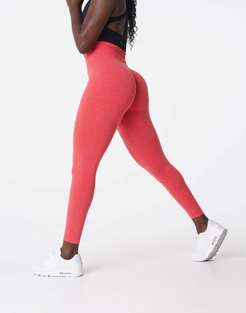 NVGTN NV Seamless Leggings Candy Apple | SBYDR9365