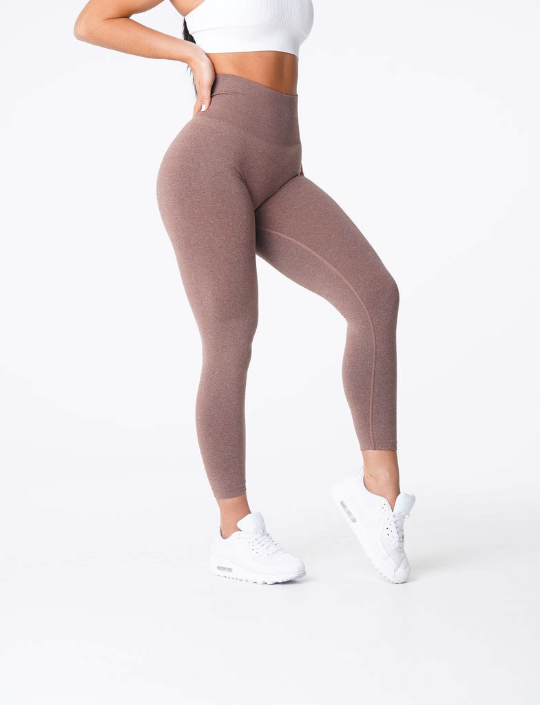 NVGTN NV Seamless Leggings Cocoa | VHKGD0829