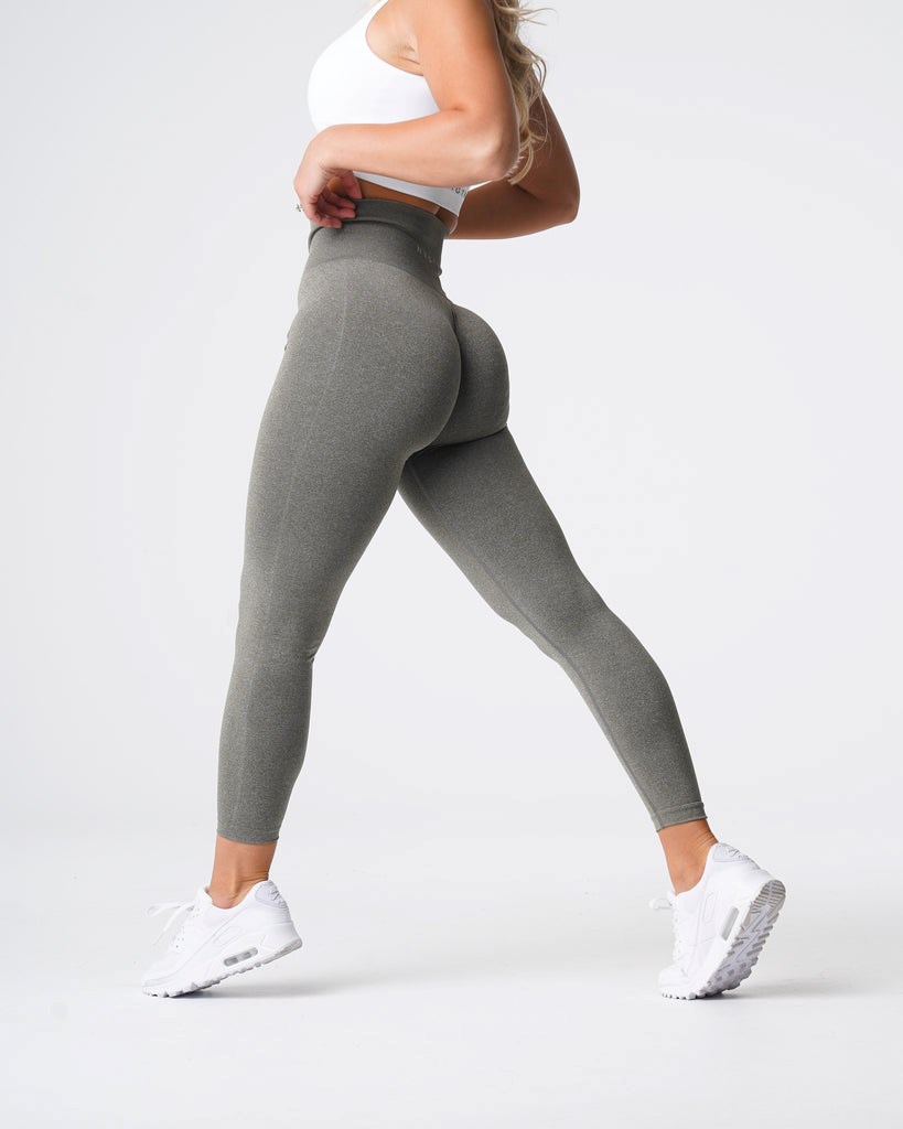 NVGTN NV Seamless Leggings Hnědožlutý Zelene | VDWHY1689