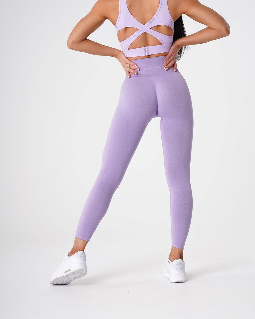 NVGTN NV Seamless Leggings Lilac | NWDJB5089