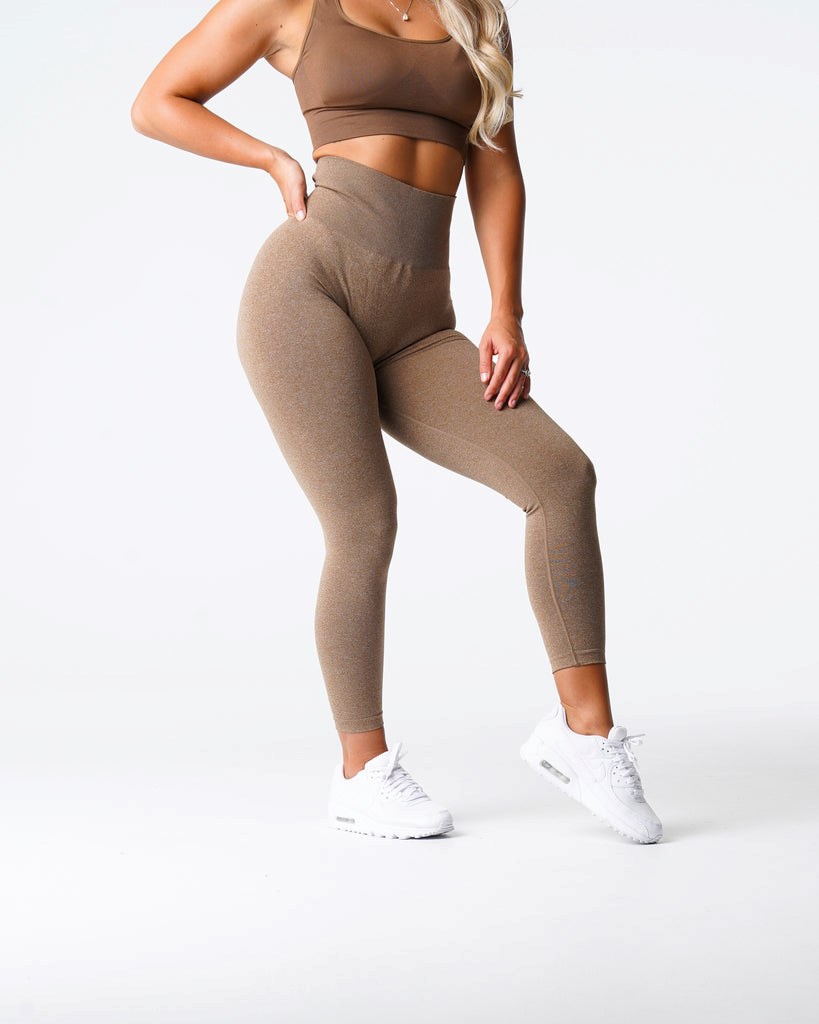 NVGTN NV Seamless Leggings Mocha | NAODF7214