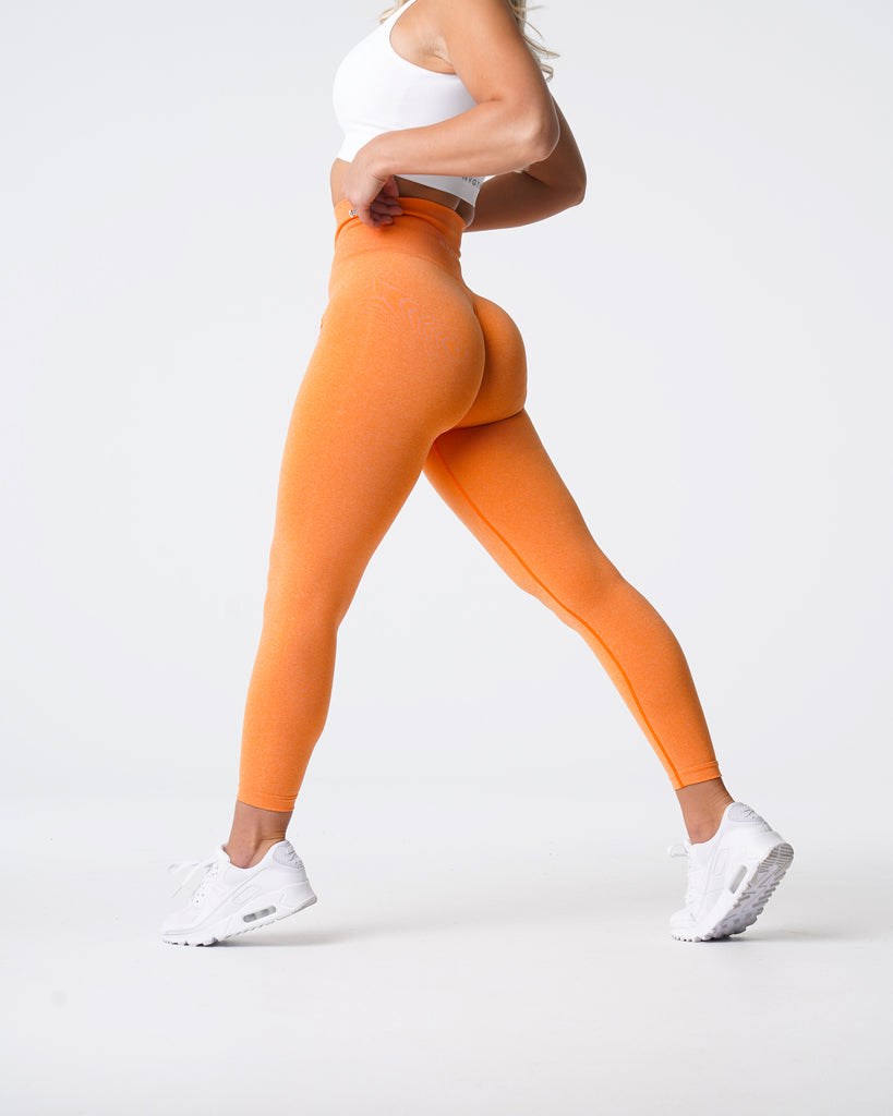 NVGTN NV Seamless Leggings Oranžové | MSREX4516