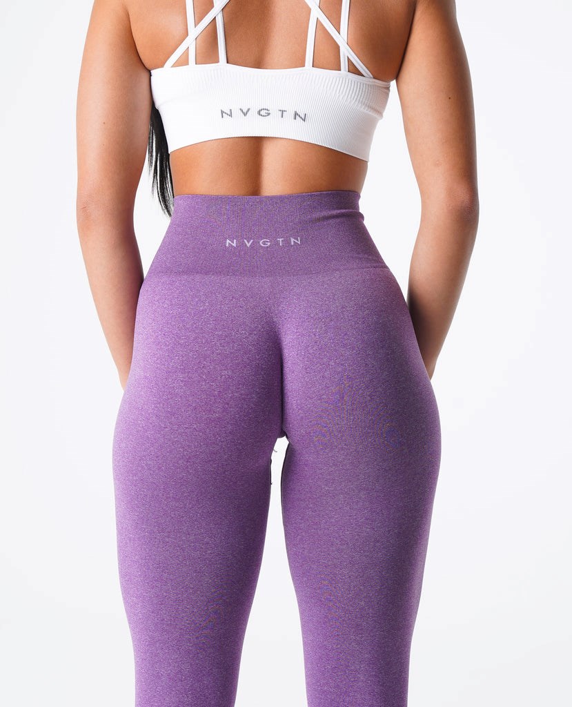 NVGTN NV Seamless Leggings Violet | NGVYW8659