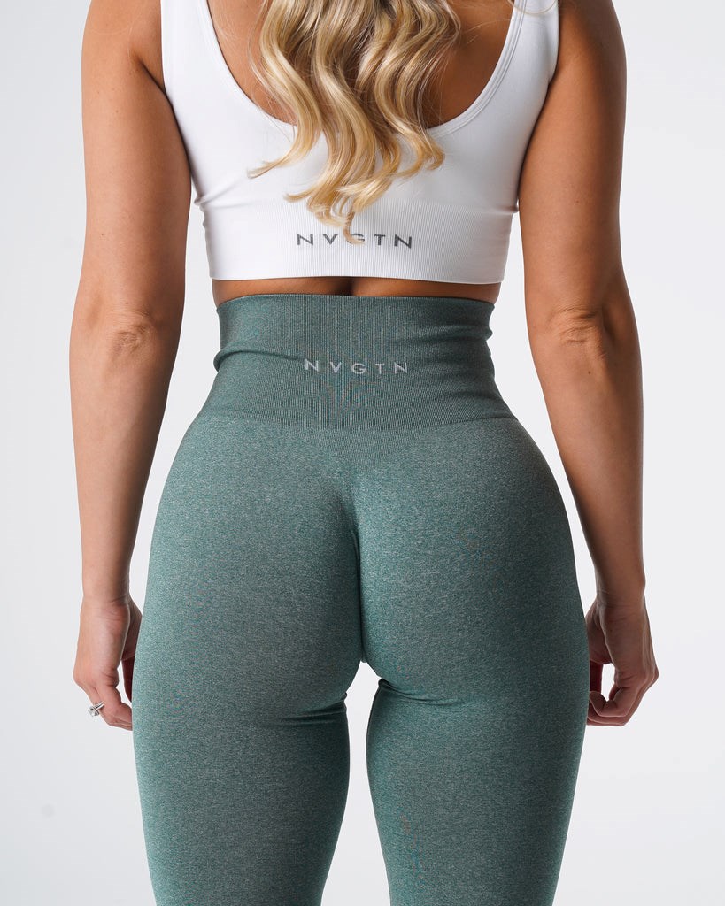 NVGTN NV Seamless Leggings Zelene | IZKPG1476