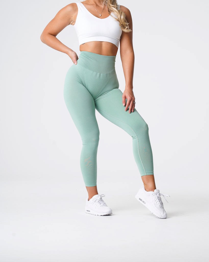 NVGTN NV Seamless Leggings Zelene | TBWXZ5371