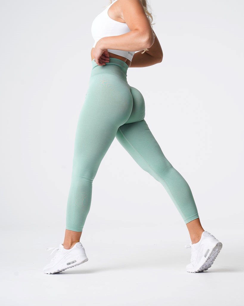 NVGTN NV Seamless Leggings Zelene | TBWXZ5371